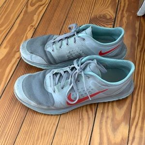 Blue & Gray Nike Sneakers